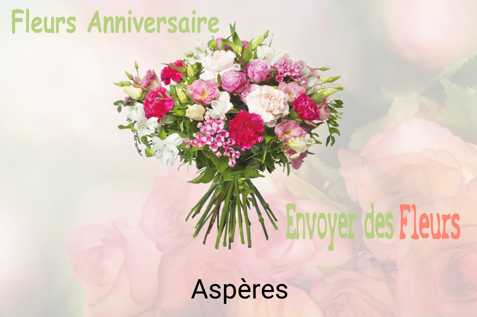 Bouquet de fleurs d’anniversaire livré à Aspères