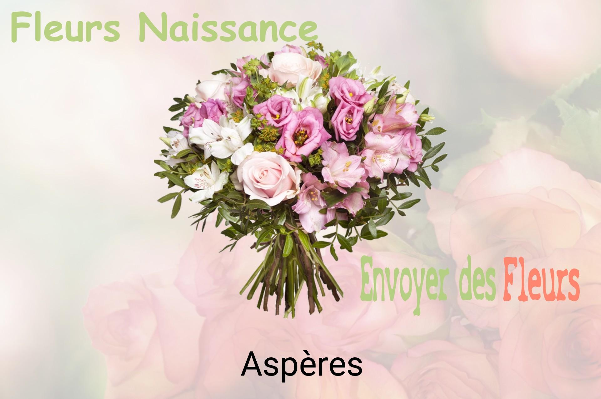 Bouquet de fleurs de naissance livré à Aspères